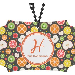 Apples & Oranges Rear View Mirror Ornament (Personalized)