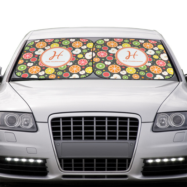 Apples & Oranges Car Sun Shades - IN CONTEXT