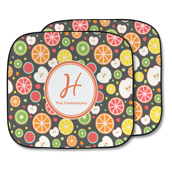Custom Apples & Oranges Car Sun Shade - Two Piece (Personalized)
