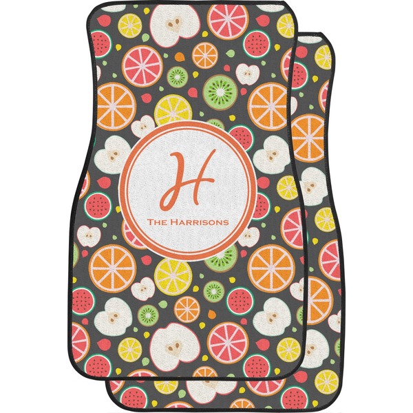 Custom Apples & Oranges Car Floor Mats (Personalized)