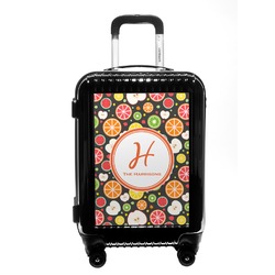 Apples & Oranges Carry On Hard Shell Suitcase (Personalized)