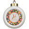 Apples & Oranges Ceramic Ball Ornament (Personalized)