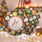 Apples & Oranges Ceramic Ornament w/ Name and Initial