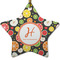 Apples & Oranges Ceramic Flat Ornament - Star (Front)