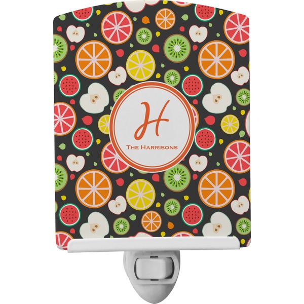 Custom Apples & Oranges Ceramic Night Light (Personalized)