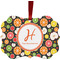 Apples & Oranges Christmas Ornament (Front View)