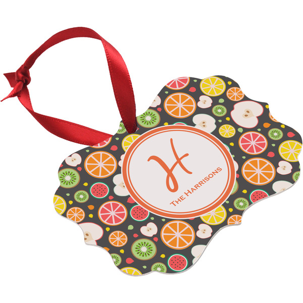 Apples & Oranges Christmas Ornament