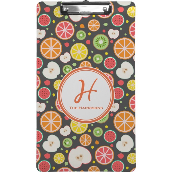Custom Apples & Oranges Clipboard (Legal Size) (Personalized)
