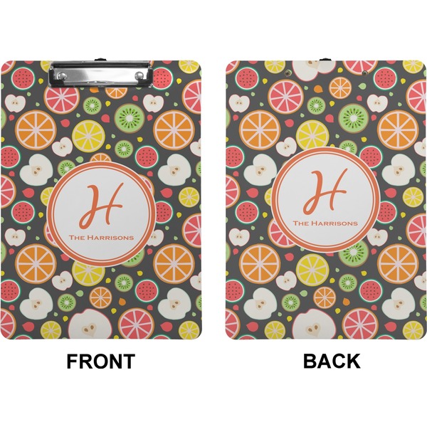 Apples & Oranges Clipboard (Letter) (Front + Back)
