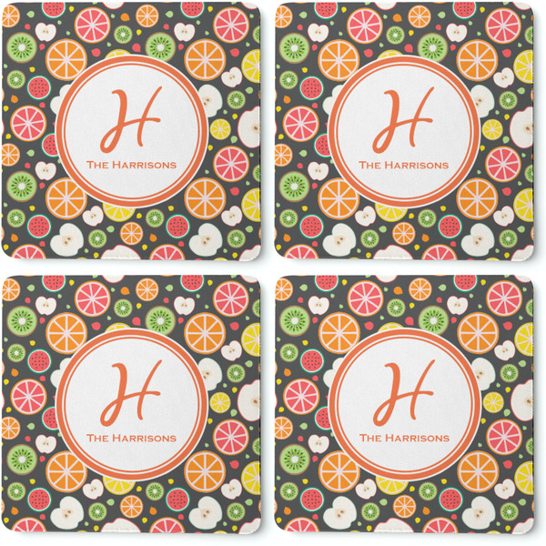 Apples & Oranges Coaster Rubber Back - Apvl