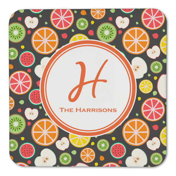 Apples & Oranges Coaster Set - FRONT (one)