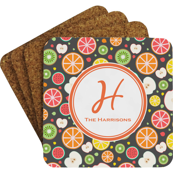 Apples & Oranges Coaster Set (Personalized)