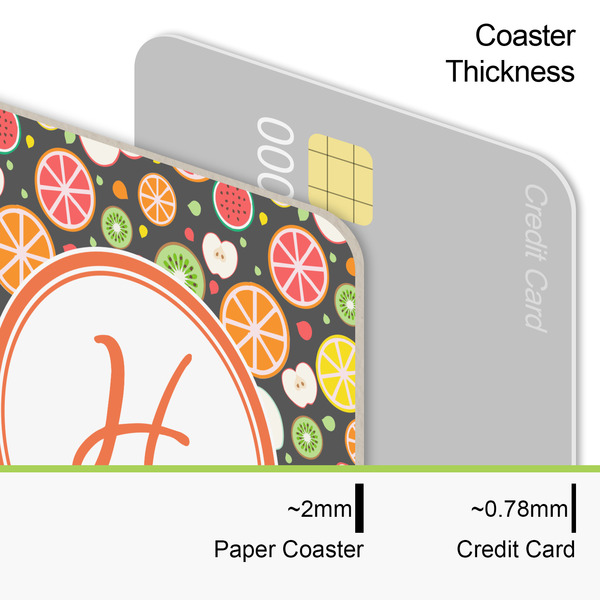 Apples & Oranges Coaster Thickness