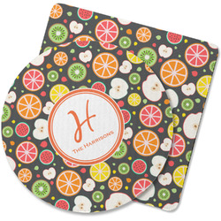 Apples & Oranges Rubber Backed Coaster (Personalized)