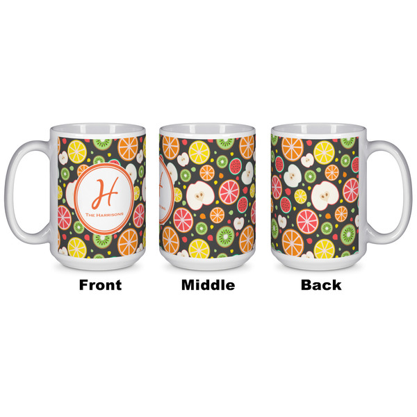 Apples & Oranges Coffee Mug - 15 oz - White APPROVAL