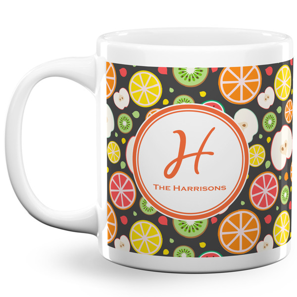 Custom Apples & Oranges 20 Oz Coffee Mug - White (Personalized)