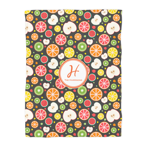 Apples & Oranges Comforter - Twin - Front