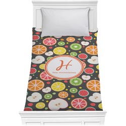 Apples & Oranges Comforter - Twin (Personalized)