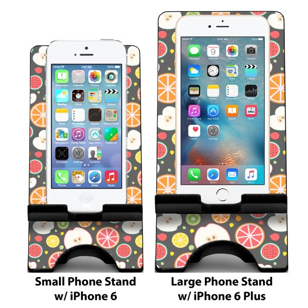 Apples & Oranges Compare Phone Stand Sizes - with iPhones
