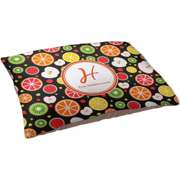 Apples & Oranges Dog Bed - Large