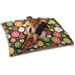 Apples & Oranges Dog Bed - Small w/ Name and Initial