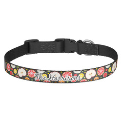 Apples & Oranges Dog Collar (Personalized)