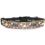Apples & Oranges Deluxe Dog Collar - Extra Large (16" to 27") (Personalized)