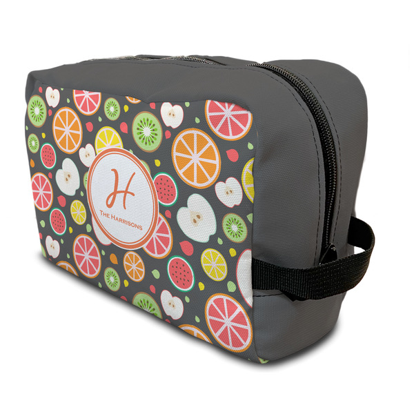 Custom Apples & Oranges Toiletry Bag / Dopp Kit (Personalized)