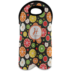 Apples & Oranges Wine Tote Bag (2 Bottles) (Personalized)