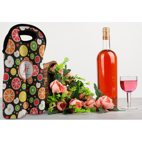 Apples & Oranges Double Wine Tote - LIFESTYLE (new)