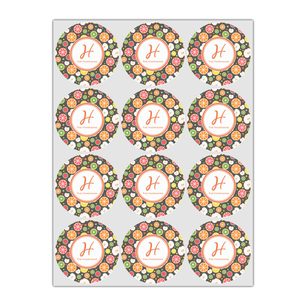 Apples & Oranges Drink Topper - Small - Set of 12