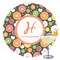 Apples & Oranges Printed Drink Topper - 3.5" (Personalized)