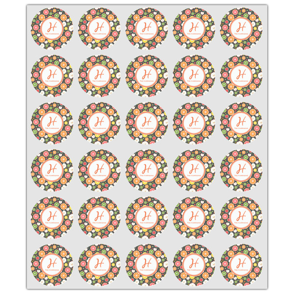 Apples & Oranges Drink Topper - XSmall - Set of 30