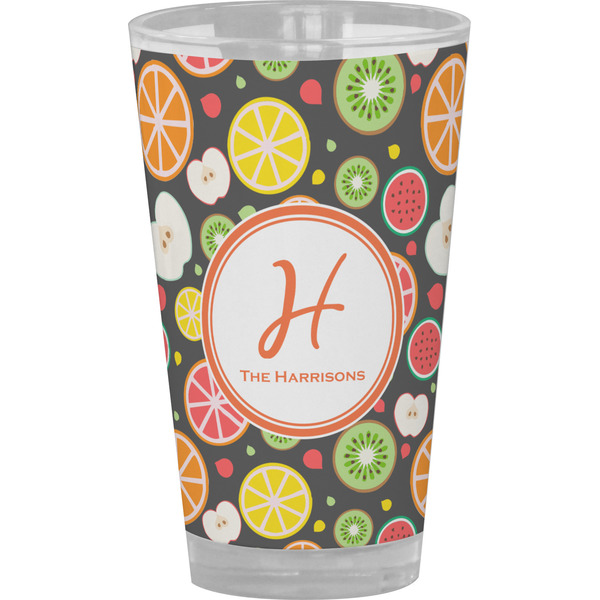 Custom Apples & Oranges Pint Glass - Full Color (Personalized)