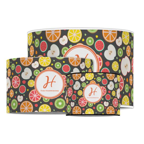 Apples & Oranges Drum Lampshades - MAIN
