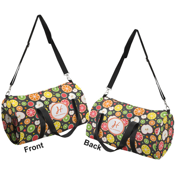 Apples & Oranges Duffle bag small front and back sides