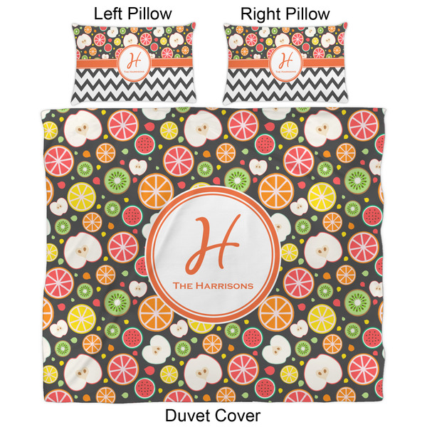 Apples & Oranges Duvet Cover Set - King - Approval