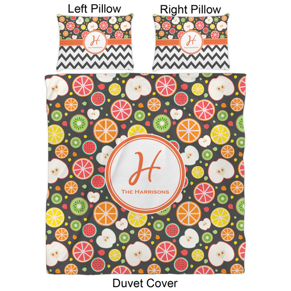 Apples & Oranges Duvet Cover Set - Queen - Approval