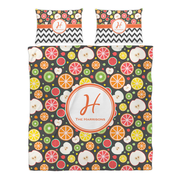 Apples & Oranges Duvet cover Set - Queen - Alt Approval