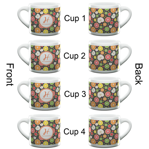 Apples & Oranges Espresso Cup - 6oz (Double Shot Set of 4) APPROVAL