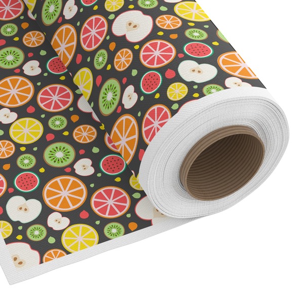 Custom Apples & Oranges Fabric by the Yard - Spun Polyester Poplin