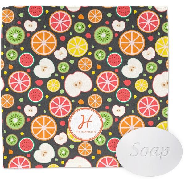 Custom Apples & Oranges Washcloth (Personalized)