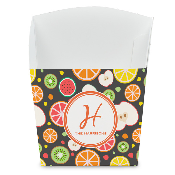 Custom Apples & Oranges French Fry Favor Boxes (Personalized)