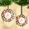 Apples & Oranges Frosted Glass Ornament - MAIN PARENT