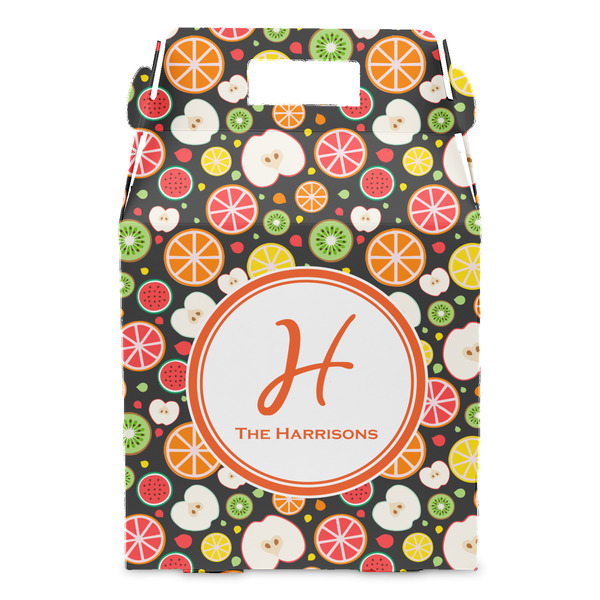 Apples & Oranges Gable Favor Box - Front