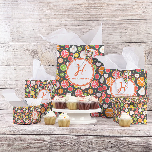 Apples & Oranges Gift Bags - In Context