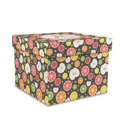 Apples & Oranges Gift Box with Lid - Canvas Wrapped - Medium (Personalized)