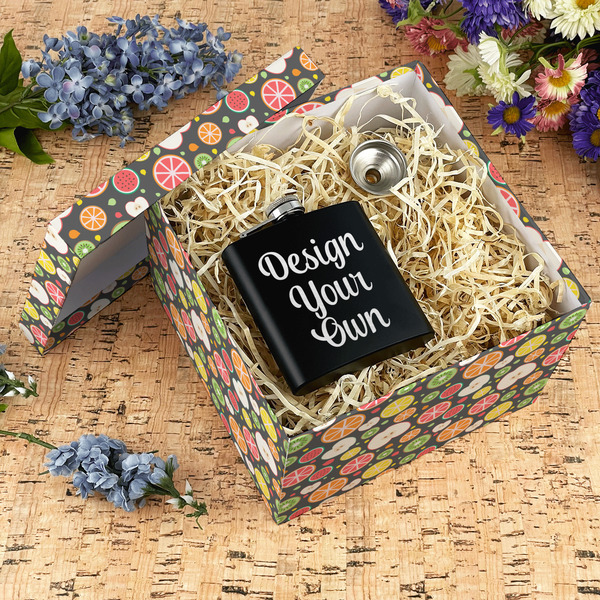 Apples & Oranges Gift Boxes with Lid - Canvas Wrapped - X-Large - In Context