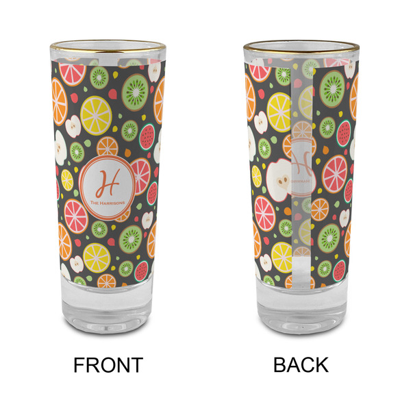 Apples & Oranges Glass Shot Glass - 2 oz - Single - APPROVAL