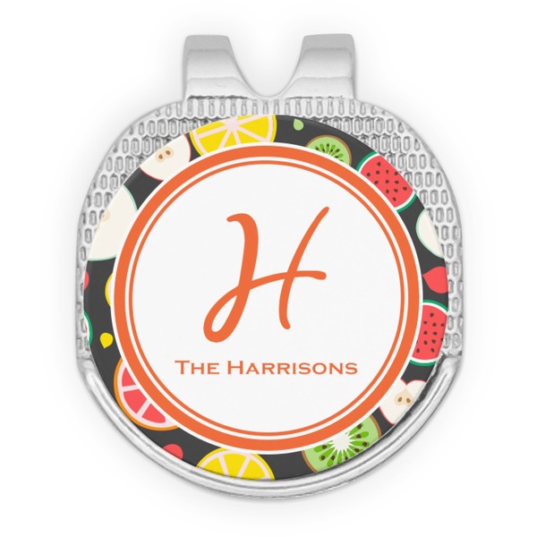 Apples & Oranges Golf Ball Hat Marker Hat Clip